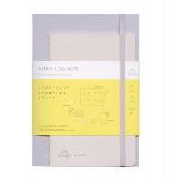SUNNY LOG NOTE/サニーログノート pale iris  LSL-03 | 文具・文房具のKDM ヤフー店