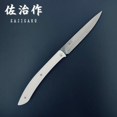 ダマスカス鋼折りたたみナイフ アウトドア（アウトドア、釣り、旅行