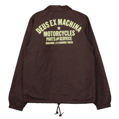 DEUS コーチジャケット　L size 美品 大人気 極美品 DEUS EX MACHINA コーチジャケット L ブラック