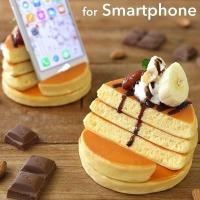 スマホスタンド 卓上 食品サンプル チョコバナナ パンケーキ iphone スタンド 手作り | iPhone・スマホケースのHamee