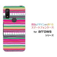 arrows We F-51B FCG01 アローズ ウィー TPU ソフトケース/ソフトカバー しましま（ピンク） カラフル ボーダー ドット 黄色 緑 | 携帯問屋 Yahoo!店