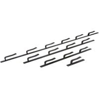 十手型金具 10段 1820mm 27mm幅 6尺　雪囲い 冬囲い金具  鉄　スチール　熊対策　獣害対策　暴風　防雪　家屋保護　防犯対策　プライバシー保護