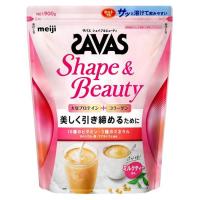 ザバス(SAVAS) シェイプ&amp;ビューティ ミルクティー風味 900g - 明治 | 健人ストア Yahoo!店