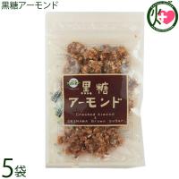 黒糖アーモンド 90g×5袋 黒糖本舗垣乃花 沖縄 | けんこう畑