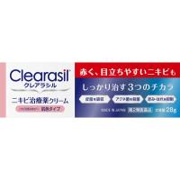 【第2類医薬品】クレアラシル ニキビ 治療薬 クリーム 目立ちにくい 肌色タイプ 28g | ケンコーエクスプレス2号店