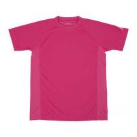 ファイテン PHITEN ユニセックス RAKUシャツSPORTS 半袖 無地 Tシャツ ピンク XOサイズ 吸汗 速乾 メッシュ JG356107 | ケンコーエクスプレス2号店