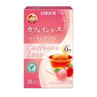 [三井農林]日東 カフェインレス 紅茶 ピーチアップル ティーバッグ 20袋入りx1個 | ケンコーエクスプレス
