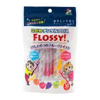 【ゆうパケット配送対象】UFCサプライ こどもデンタルフロス FLOSSY 30本入(ポスト投函 追跡ありメール便) | ケンコーエクスプレス