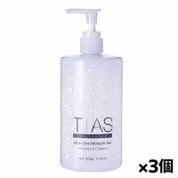 ＼今ならフェイスマスクのおまけつき！／TIAS オールインワン モイスチャ-ゲル 大容量ジェル 500g x3個(フェイス ボディにも! 生プラセンタ コラーゲン 化粧水 | ケンコーエクスプレス