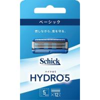 【あわせ買い2999円以上で送料無料】シック Schick ハイドロ5 ベーシック 替刃 (12コ入) | ケンコーライフ ヤフー店