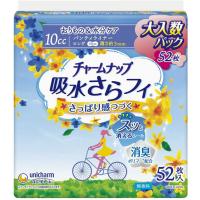 【あわせ買い2999円以上で送料無料】チャームナップ 吸水さらフィ 10cc 無香料 52枚 パンティライナー ロング 19cm (軽い尿モレの方) | ケンコーライフ ヤフー店