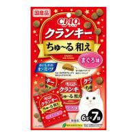 【あわせ買い2999円以上で送料無料】いなばペットフード いなば CIAO チャオ クランキー ちゅーる和え まぐろ味 6g×7袋入 キャットフード | ケンコーライフ ヤフー店