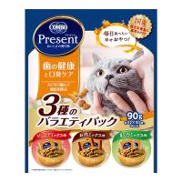 【あわせ買い2999円以上で送料無料】日本ペットフード コンボ プレゼント キャット おやつ 歯の健康と口臭ケア 3種のバラエティパック 90g | ケンコーライフ ヤフー店