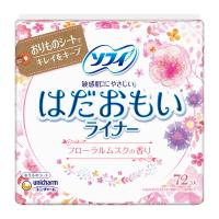 【あわせ買い2999円以上で送料無料】ソフィ はだおもい ライナーフローラルムスクの香り 72コ入 | ケンコーライフ ヤフー店