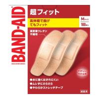 【送料無料・まとめ買い×4個セット】BAND-AID バンドエイド 超フィット Mサイズ 100枚入 | ケンコーライフ ヤフー店