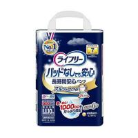 【送料無料・まとめ買い×4個セット】ユニ・チャーム ライフリー パンツタイプ 尿とりパッドなしでも長時間安心パンツ LLサイズ 7回吸収 10枚入 | ケンコーライフ ヤフー店