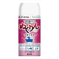 【送料無料・まとめ買い×4個セット】アース・ペット 愛犬用 炭酸入浴剤 ぬくりん バラの香り 300g | ケンコーライフ ヤフー店