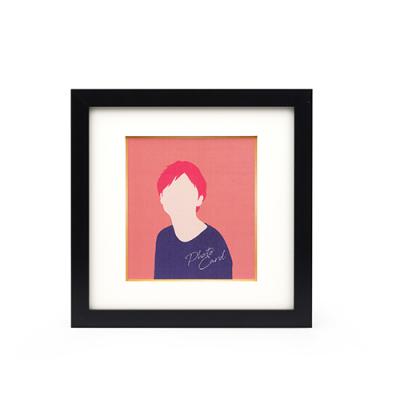 LiSA　サインミニ色紙　額付き ミニ色紙額でサイン色紙などの大切な色紙をおしゃれに飾る | 株式会社