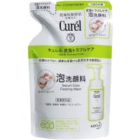 メール便 キュレル　皮脂トラブルケア　泡洗顔料　つめかえ用　130ml入り ・メール便にて発送致します | 健康と美容の専門店 健康一番館