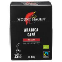 オーガニックフェアトレード インスタントコーヒー スティック 50g（2g×25本） 【マウントハーゲン】 | 健康サポート専門店