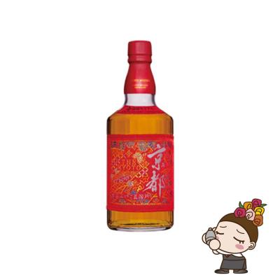 京都ウイスキー 西陣織 赤帯 40度 700ml 瓶 KYOTO WHISKY Red label 箱