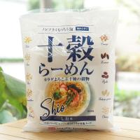 十穀らーめん (しお味) 89g 桜井食品　小麦、発芽玄米、あわ、ひえ、はとむぎ、大麦、小豆、黒米、アマランサス | 健康ストア健友館