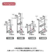 (個別送料2000円)(直送品)ハセガワ 長谷川工業 トラック荷台昇降ステップ トラックステッパー （アオリ引っ掛けタイプ） TS-840DW 35345 | 工具屋 まいど!