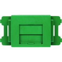 パンドウイット JISプレート用シャッター付きアダプタ 緑 (10個入) CMAOSSGR-X | 工具屋 まいど!