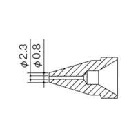 白光 ノズル 0.8MM N61-07 | 工具屋 まいど!