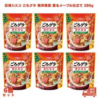 日清シスコ ごろグラ 贅沢果実 薫るメープル仕立て 280g(賞味期限：2026.6.30) 6個 | スオスダイ ヤフー店