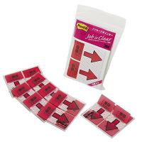 ポストイット フィルム 付箋 レッド 44×25mm 20枚×2本×5個 684P-NH-5P | Kichibei店