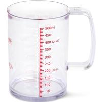 貝印 KAI 液だれしにくい どこでも注げる 耐熱 計量カップ 500ml 食洗機対応 クリア KAI KITCHEN 日本製 DH8126 | キチベイ