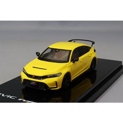 ホビージャパン 1/64 ホンダ シビック Type R (FL5) イエロー(カスタム