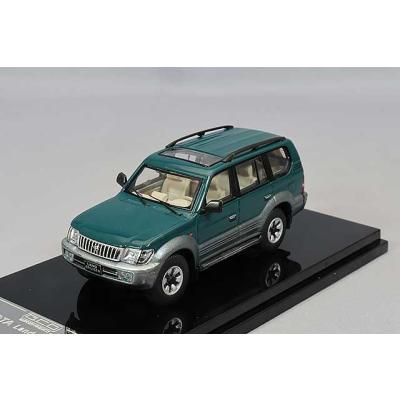 ランドクルーザー　プラド 中期　ダークグリーン　ランクル　ミニカー　トヨタ 送料無料 1/32 トヨタ ランドクルーザー プラド SUV 緑 グリーン 人気