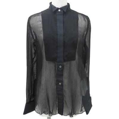 sacai サカイ 18SS バックフラワープリーツレースシアートップス 