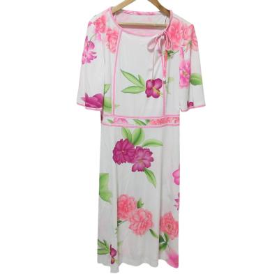 美品レオナールツーピースピンク花柄 レオナール ワンピース（ファッション）（色：ピンク系）の商品一覧