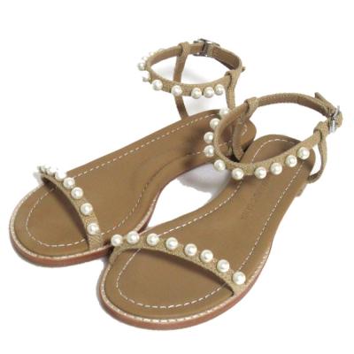 パールサンダル（TSURU by Mariko Oikawa／レディースシューズ