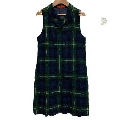 ヨークランド●美品♪チェック柄フード付きゆったりショート丈コート/大きいサイズ ヨークランド ファッション（サイズ（S/M/L）：M）おすすめ人気商品