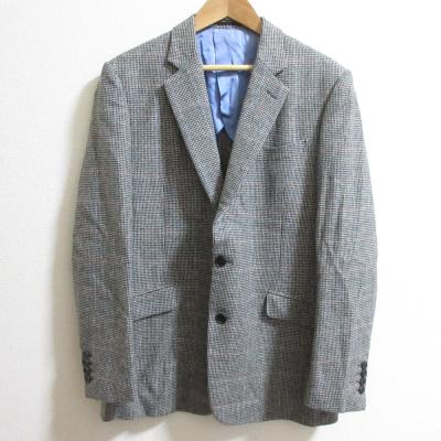 ブラミンクblaminkチェック柄アウター36未使用品 新品】BLAMINK タータンチェック ステンカラーコート 男女兼用