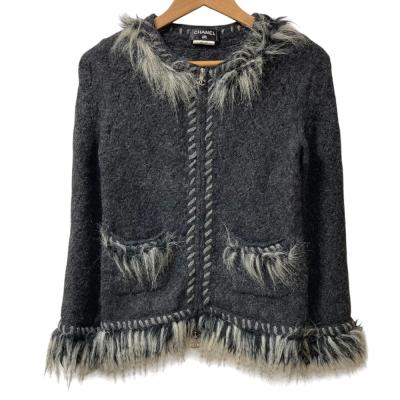 CHANEL レディースノーカラージャケット｜コート、ジャケット