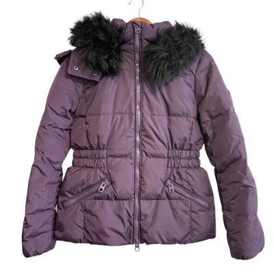 極美品！COACH ダウンコート　ラムファー　パープル　3way 極美品！COACH ダウンコート ラムファー パープル 3way - メルカリ