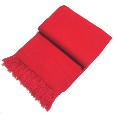良品 HERMES エルメス カシミヤ100％ 大判マフラー ショール レッド メンズ レディース 古着 中古 USED HERMES（エルメス） 良品 カシミヤ100％ 大判マフラー ショール レッド