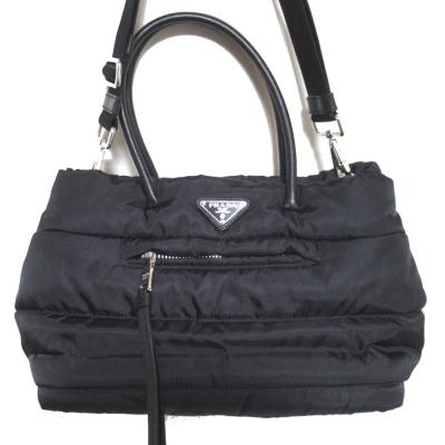 未使用】希少 PRADA TESSUTO MONTAGNA NERO 2way