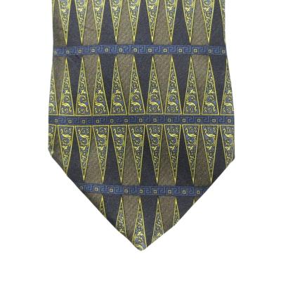 極美品　ヴェルサーチ　ネクタイ　バロック柄　レオパード　ブラック　ホワイト ✨極美品✨ VERSACE ヴェルサーチ ネクタイ バロック柄 メデューサ