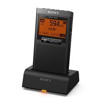 ソニー PLLシンセサイザーラジオ SRF-T355K : FM/AM/ワイドFM対応 片耳イヤホン/充電台付属 ブラッ・・・ | BRAND BRAND