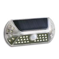 キシマ ビジル ソーラー人感センサーライト Silver サイズ：約W190 D40 H90 KL-10379 | BRAND BRAND