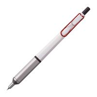 三菱鉛筆 油性ボールペン ジェットストリームエッジ 0.28 ホワイトレッド 極細だけど書きやすい SXN100328W.15 | 黄色いハチ