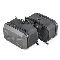 タナックス(TANAX) サイドバッグ モトフィズ(MOTOFIZZ) ミニシェルケース(ツーリング) カーボン柄 (容量22? 片側11?) MF | 黄色いハチ