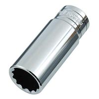 SK11(エスケー11) 十二角ディープソケット 差込角 12.7mm (1/2インチ) 21mm S4D-21 | 黄色いハチ