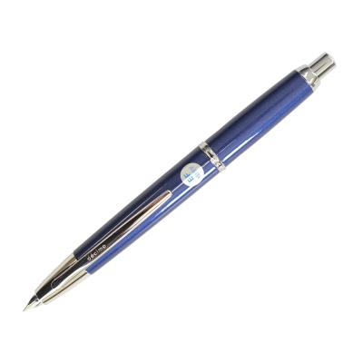 パイロット キャップレスデシモ ダークブルーマイカ 細字 キャップレス パイロット万年筆 キャップレス デシモ ダークブルー